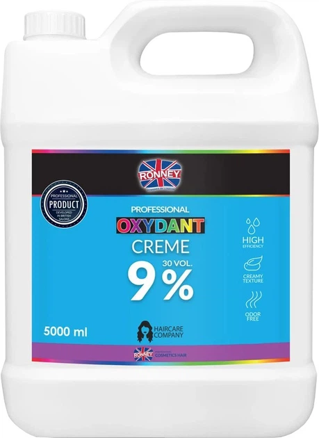 Крем-окислитель для волос Ronney Professional Oxydant Creme 9% 5 л (5060589157262) - Фото 1 Крем-окислитель для волос Ronney Professional Oxydant Creme 9% 5 л (5060589157262) - изображение 1