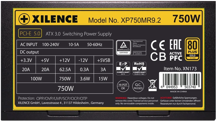 Zasilacz Xilence Performance X+ Semi-Modular 750W (XP750MR9.2) - obraz 4