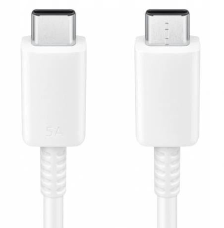 Кабель Universal для Samsung EP-DN975 Type-C- Type-C 5A 45 Вт 1 м поддержка Super Fast Charging для Galaxy Note 20/S20 Белый - изображение 2