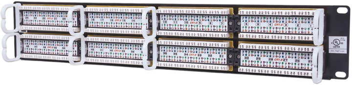 Panel krosowy Intellinet 19" 2U Cat6 48xRJ45 do szafy/racka serwerowego (766623560283) - obraz 3