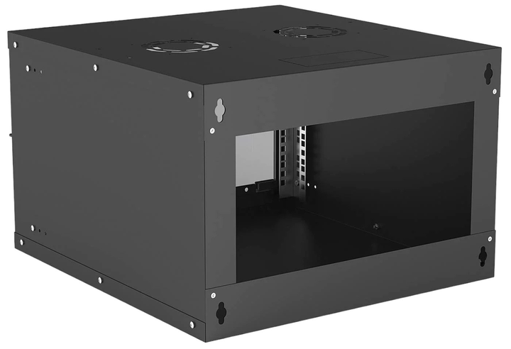 Szafka wisząca rack Intellinet Basic 6U 19" (766623714143) - obraz 3