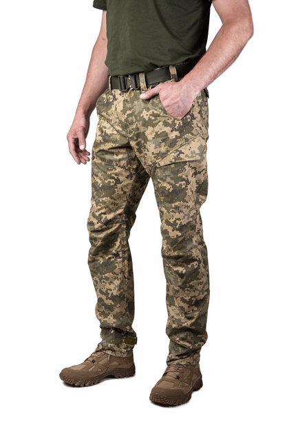 Чоловічі штани rip stop pixel, XXL, 220 г кв м, 65% бавовна/35% поліестер з еластаном - зображення 1