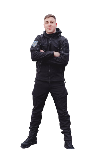 Тактичний костюм SMILO cargo Softshell BLACK, XS, Softshell - зображення 1