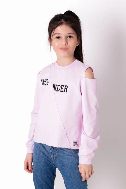 Свитшот для девочки Mevis Wonder сиреневый 3645-03 116 см - Фото 1 Свитшот для девочки Mevis Wonder сиреневый 3645-03 116 см - изображение 1