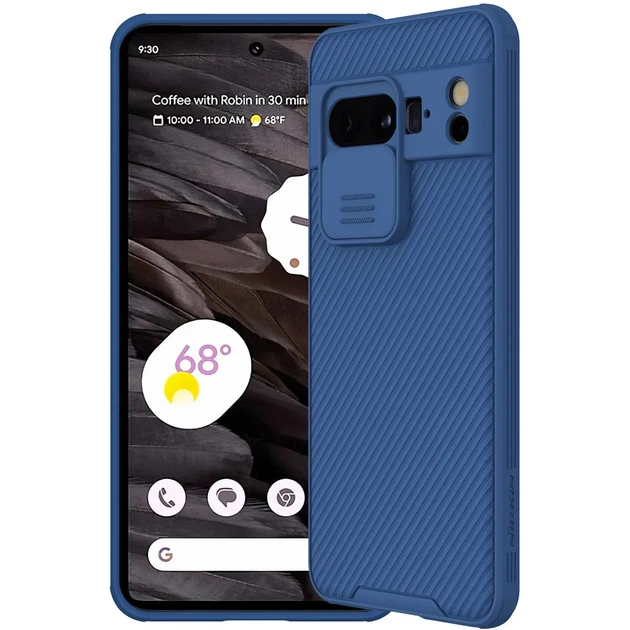 Чехол бампер Nillkin CamShield Pro для Google Pixel 8 Pro Blue - Фото 1 Чехол бампер Nillkin CamShield Pro для Google Pixel 8 Pro Blue - изображение 1