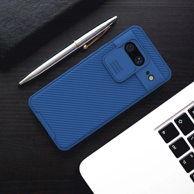Чохол бампер Nillkin CamShield Pro для Google Pixel 8 Bue - зображення 3
