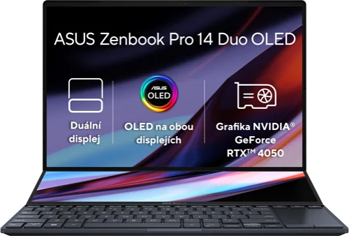Ноутбук ASUS Zenbook Pro 14 Duo OLED i7 13700H 16Gb/1Tb RTX4050