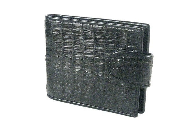 Визитница из натуральной кожи крокодила UCMC 45 Black - Фото 2 Визитница из натуральной кожи крокодила UCMC 45 Black - изображение 2