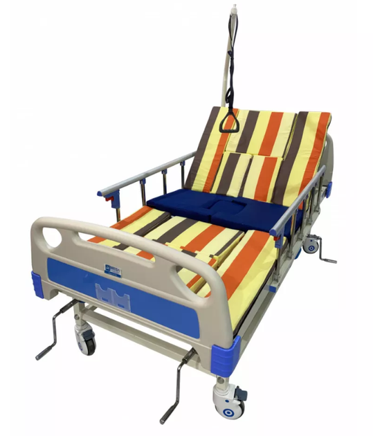 Механічне медичне функціональне ліжко з туалетом MED1-H05 стандартне - зображення 2