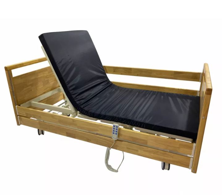 Електричне медичне дерев'яне багатофункціональне ліжко (MED1-СT03) - зображення 1