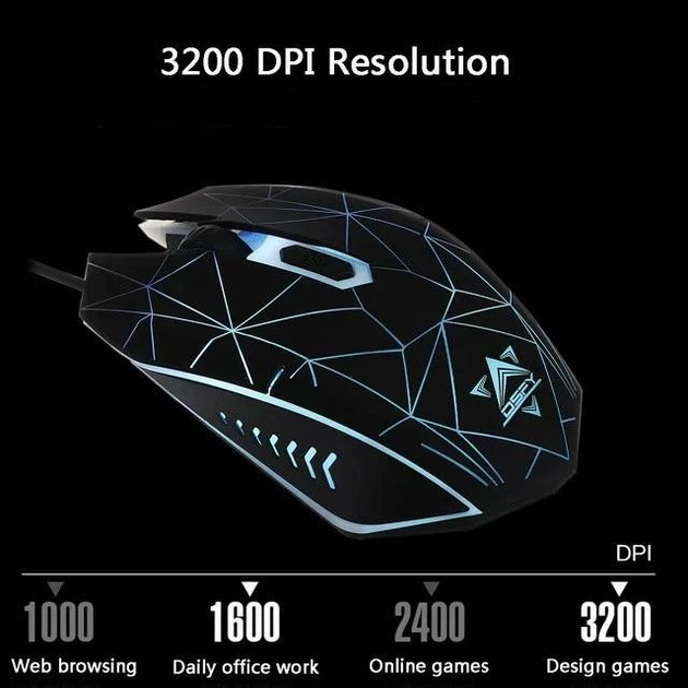 Набір для геймера Kit Gamer K59 Клавіатура мишка навушники килимок (5706) - изображение 3