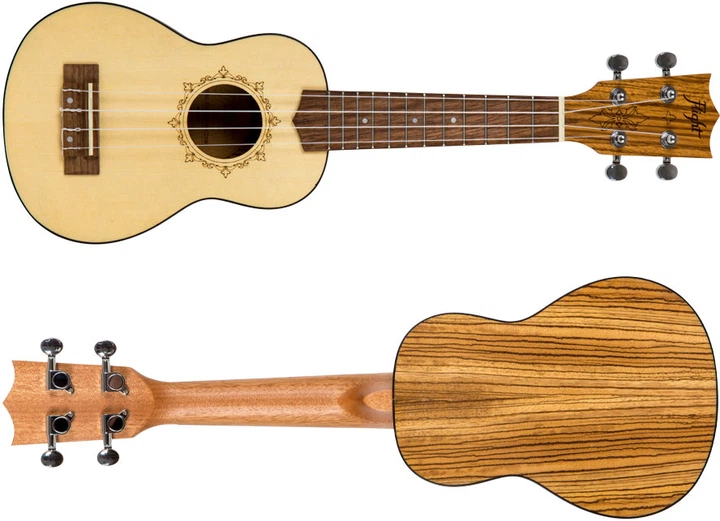 Укулеле сопрано Flight DUS320 SP/ZEB Soprano Ukulele - Фото 5 Укулеле сопрано Flight DUS320 SP/ZEB Soprano Ukulele - изображение 5
