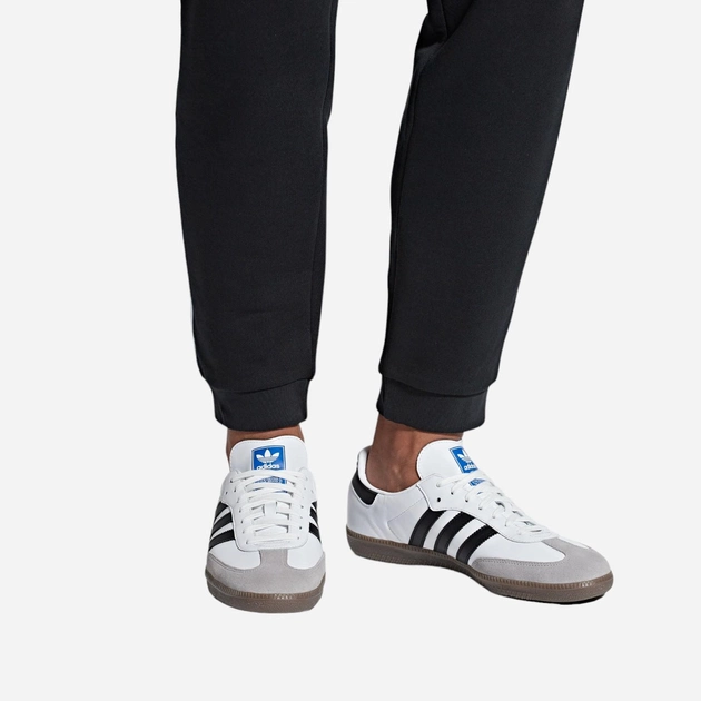 Чоловічі кеди низькі Adidas Originals Samba OG B75806 44.5 (10UK) 28.5 см Білі (4059809047132) - зображення 2
