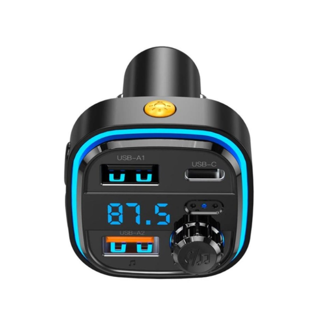 Автомобильное зарядное устройство /FM-модулятор Xo BCC08 PD/2USB/3,1A Черный - изображение 3