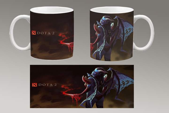 Чашка біла керамічна "DOTA 2" Дота 2 Aurora 18 - Фото 1 Чашка біла керамічна "DOTA 2" Дота 2 Aurora 18 - зображення 1