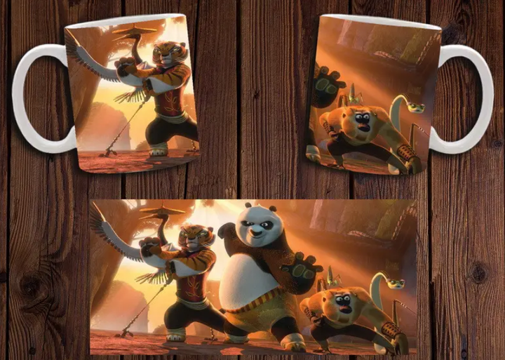 Чашка белая керамическая "Кунг-фу Панда" Kung Fu Panda 19 Aurora - Фото 1 Чашка белая керамическая "Кунг-фу Панда" Kung Fu Panda 19 Aurora - изображение 1
