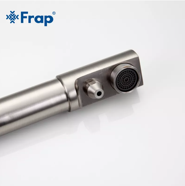 Змішувач для кухні Frap F4352-5 з підключенням до фільтру, сатин - зображення 4