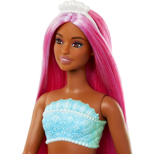 Лялька-русалонька Barbie Дрімтопія з рожевим волоссям та червоним хвостом (0194735183708) - зображення 4