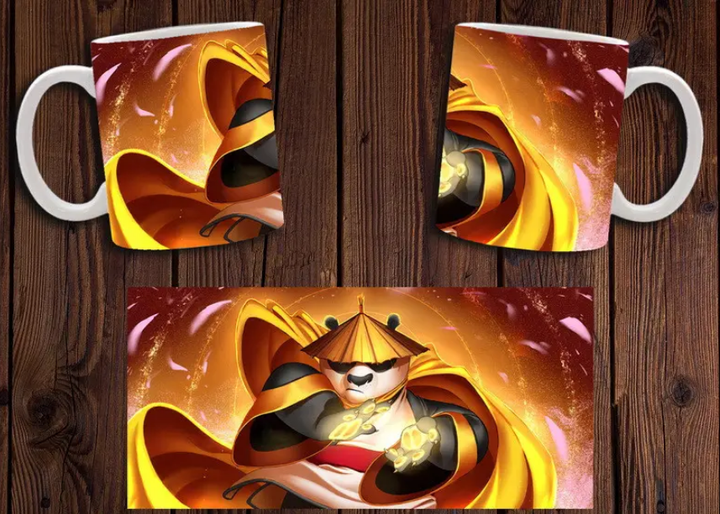 Чашка белая керамическая "Кунг-фу Панда" Kung Fu Panda 12 Aurora - Фото 1 Чашка белая керамическая "Кунг-фу Панда" Kung Fu Panda 12 Aurora - изображение 1