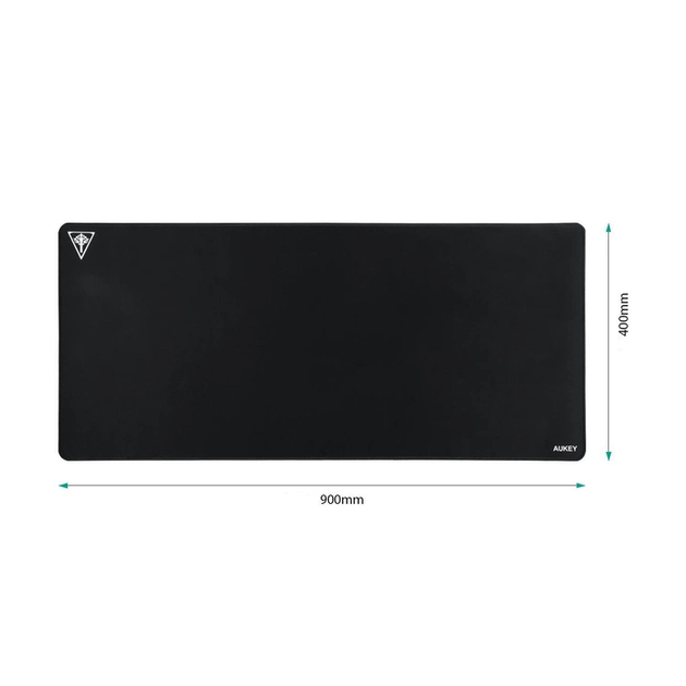 Ігрова поверхня AUKEY, килимок для ноутбука, клавіатури, миші, 90см*40см, чорна, KM-P3 - зображення 5