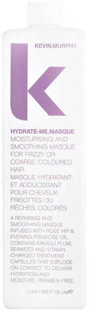 Maska do włosów Kevin Murphy Hydrate-Me Masque Moisturising and Smoothing nawilżająco-wygładzająca 1000 ml (9339341016922) - obraz 1
