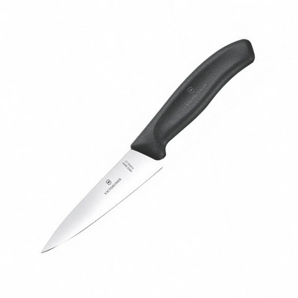 Нож кухонный Victorinox SwissClassic Carving обрабатывающий для мяса 15см Black Vx68003.15B - Фото 1 Нож кухонный Victorinox SwissClassic Carving обрабатывающий для мяса 15см Black Vx68003.15B - изображение 1