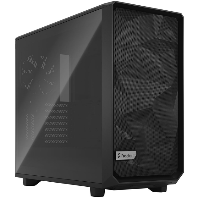 Корпус для компьютера Fractal Design Meshify 2 Black TG Light Tint Midi-tower без БП (FD-C-MES2A-03) - изображение 1