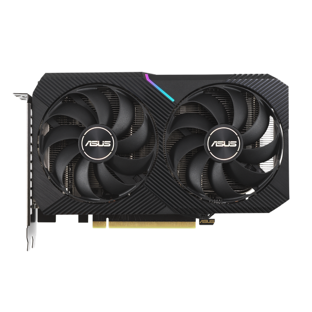 Відеокарта GeForce RTX 3060 12GB GDDR6 Asus Dual OC V2 (DUAL-RTX3060-O12G-V2) - Фото 2 Відеокарта GeForce RTX 3060 12GB GDDR6 Asus Dual OC V2 (DUAL-RTX3060-O12G-V2) - зображення 2