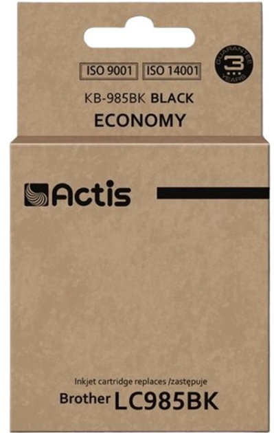 Картридж Actis для Brother LC985BK Standard 28.5 мл Black (KB-985Bk) - зображення 1