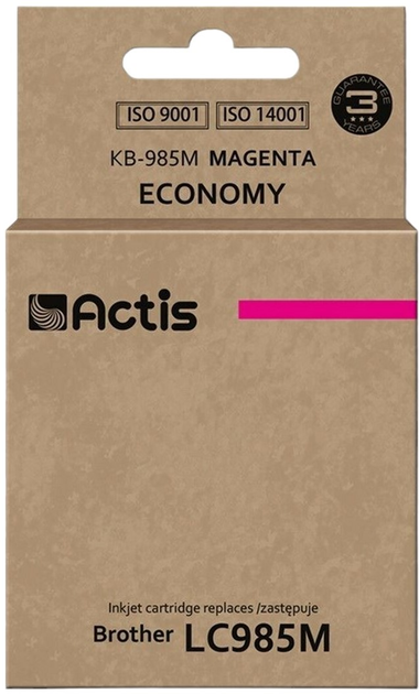 Картридж Actis для Brother LC985M Standard 19.5 мл Magenta (KB-985M) - зображення 1