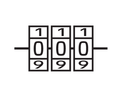 Кодовый навесной замок VOREL 77607: L= 25 мм. - изображение 4
