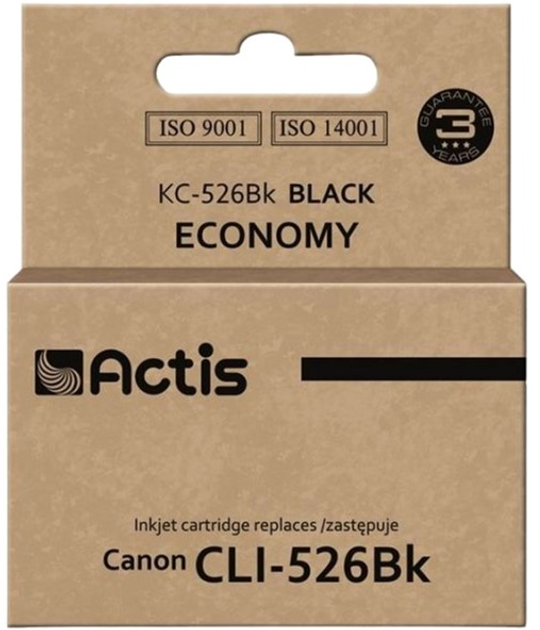 Картридж Actis для Canon CLI-526BK Standard 10 мл Black (KC-526Bk) - зображення 1