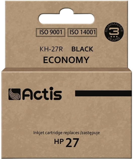 Tusz Actis do HP 27 C8727A Standard 20 ml Black (5901452145712) - obraz 1