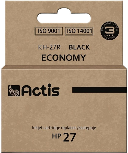 Картридж Actis для HP 27 C8727A Standard 20 мл Black (5901452145712) - зображення 1