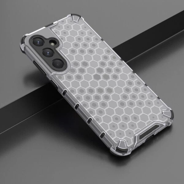 Защитный чехол Deexe Honeycomb Series для Samsung Galaxy A35 (A356) - Grey - Фото 2 Защитный чехол Deexe Honeycomb Series для Samsung Galaxy A35 (A356) - Grey - изображение 2