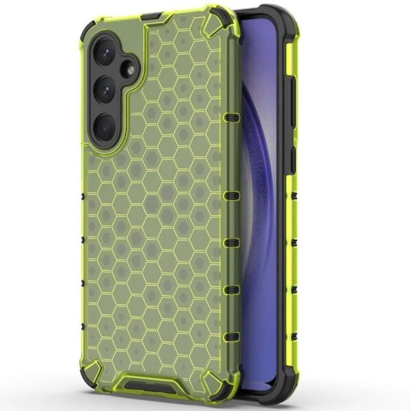 Защитный чехол Deexe Honeycomb Series для Samsung Galaxy A35 (A356) - Green - Фото 1 Защитный чехол Deexe Honeycomb Series для Samsung Galaxy A35 (A356) - Green - изображение 1