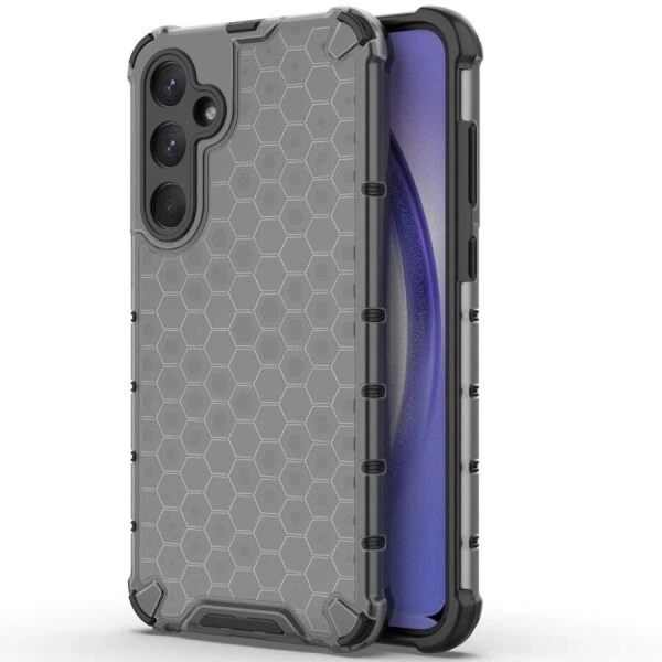 Защитный чехол Deexe Honeycomb Series для Samsung Galaxy A35 (A356) - Black - Фото 1 Защитный чехол Deexe Honeycomb Series для Samsung Galaxy A35 (A356) - Black - изображение 1