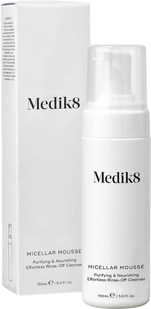 Mus do mycia twarzy Medik8 micelarny głęboko oczyszczający 150 ml (818625024123) - obraz 1