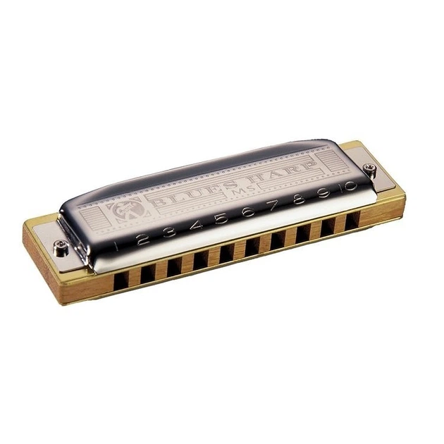 Губна гармошка Hohner M533036 D Blues Harp (Тональність – D-major/Ре-мажор) Діатонічна 10 отворів - зображення 3