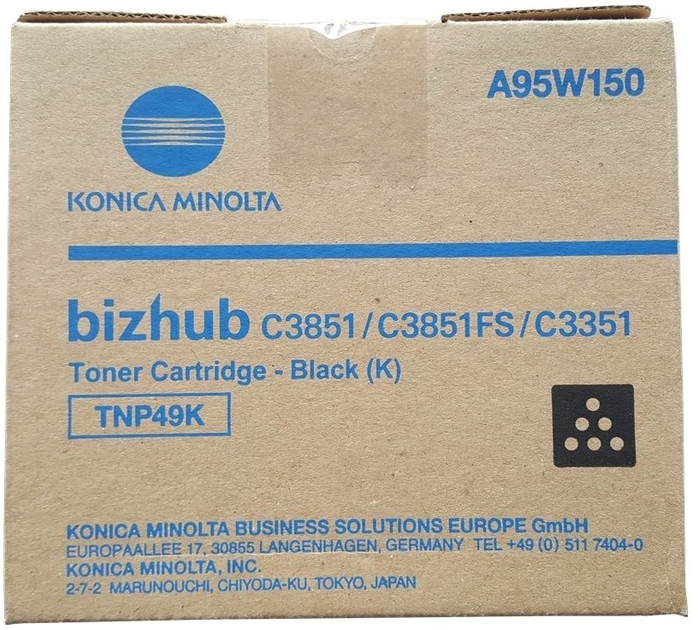 Тонер-картридж Konica Minolta TNP49 Black (A95W150) - зображення 1