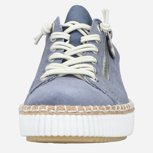 Sneakersy damskie RIEKER M2940-10 38 24.8 cm Ciemnoniebieskie (4061811391240) - obraz 12