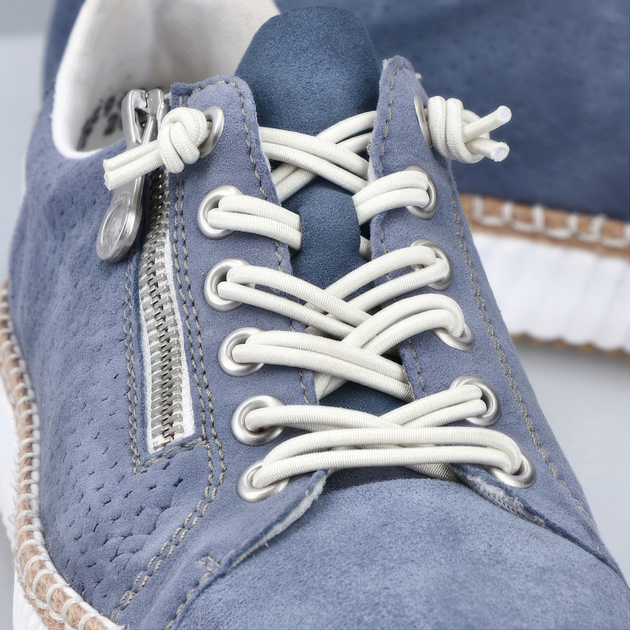 Sneakersy damskie RIEKER M2940-10 40 26.1 cm Ciemnoniebieskie (4061811391264) - obraz 13