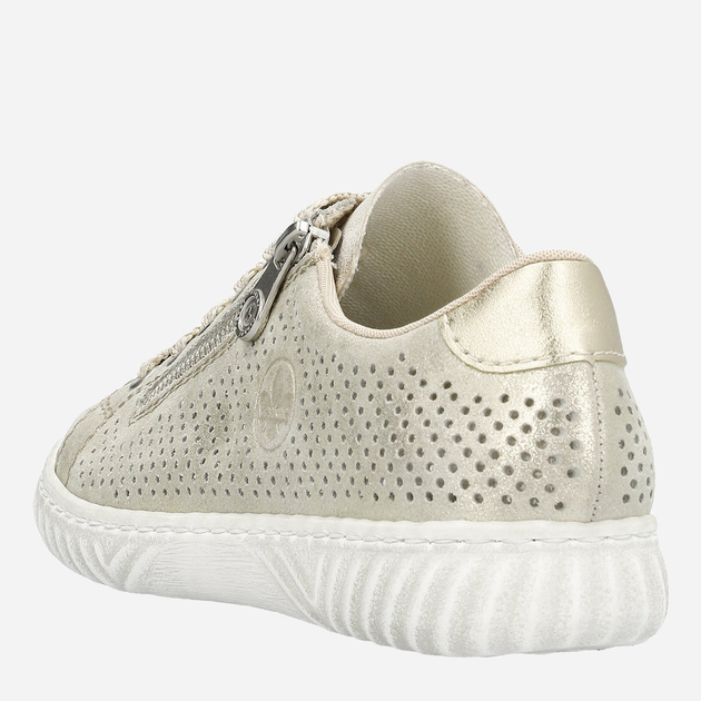 Sneakersy damskie RIEKER N0901-62 41 26.7 cm Beżowe (4061811391776) - obraz 6