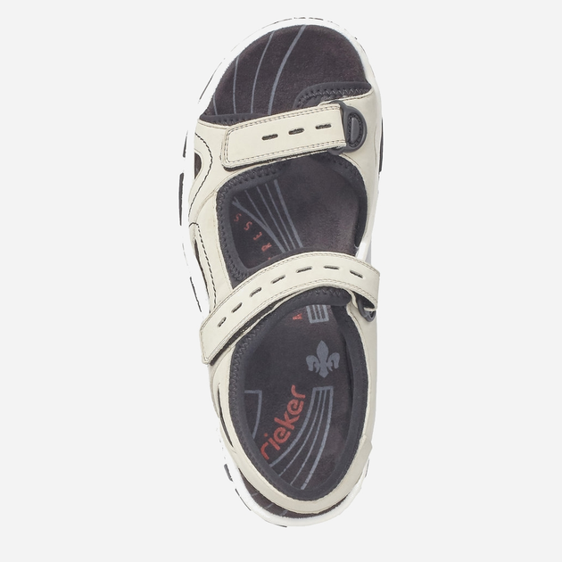 Sandały damskie trekkingowe RIEKER 68866-61 36 23.7 cm Beżowe (4020933801914) - obraz 5