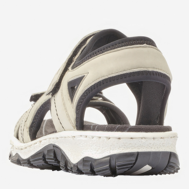 Sandały damskie trekkingowe RIEKER 68866-61 39 25.5 cm Beżowe (4020933836237) - obraz 4