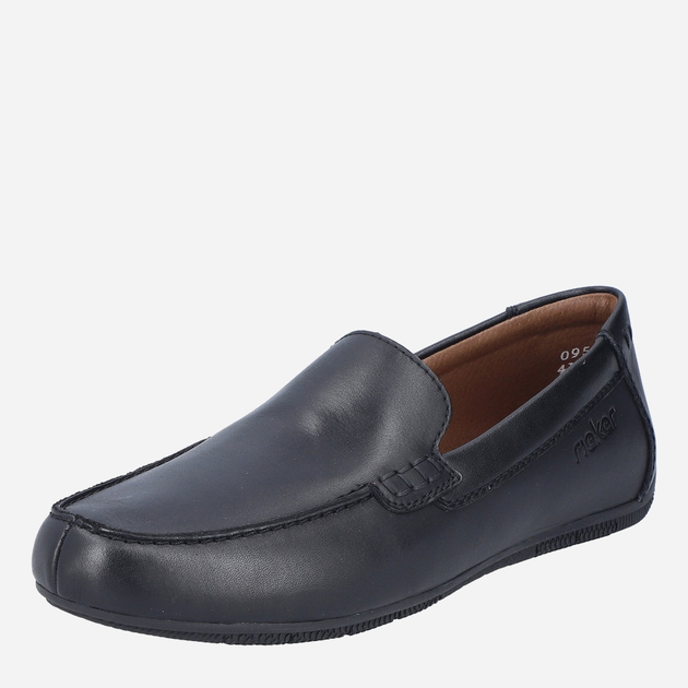 Чоловічі мокасини RIEKER 09557-00 44 28.7 см Чорні (4061811401161) - зображення 7