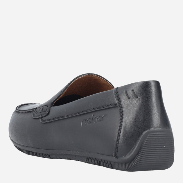 Чоловічі мокасини RIEKER 09557-00 45 29.3 см Чорні (4061811401178) - зображення 8