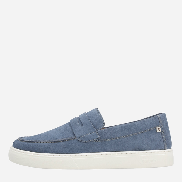 Buty wsuwane męskie RIEKER Evolution U0703-14 45 29.3 cm Niebieskie (4061811776481) - obraz 4