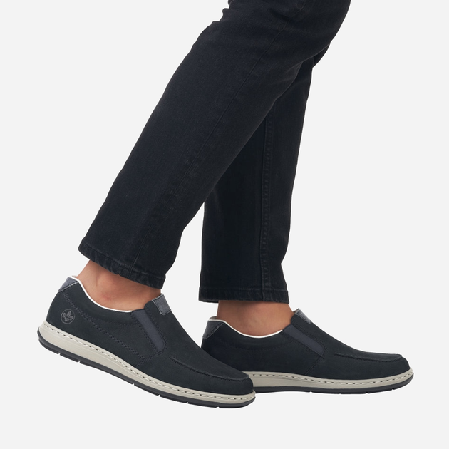 Чоловічі туфлі RIEKER 17359-14 45 29.3 см Темно-сині (4061811750740) - зображення 2