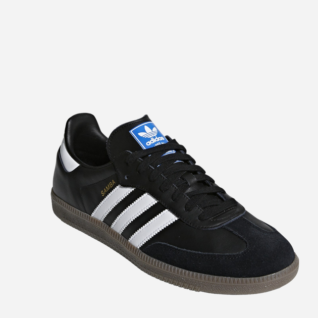 Tenisówki damskie ze skóry naturalnej adidas Originals Samba OG B75807 36 (3.5UK) Czarne (4059811988508) - obraz 2